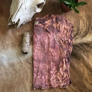 All Saints Distressed Boxy Dolman Tee